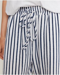 ALEXANDRA - Jojo Pants Navy Stripe