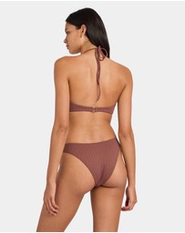 RVCA - Womens Pucker Medium Bikini Botom