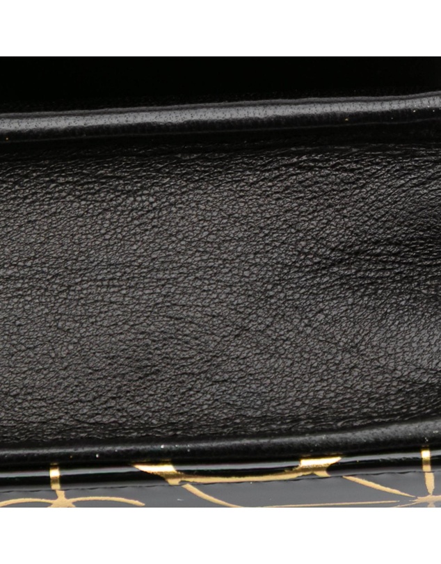 Pre-Loved by Azura Reborn - Pre-Loved Paris Moscou Vinyl Moujik Clutch with Chain