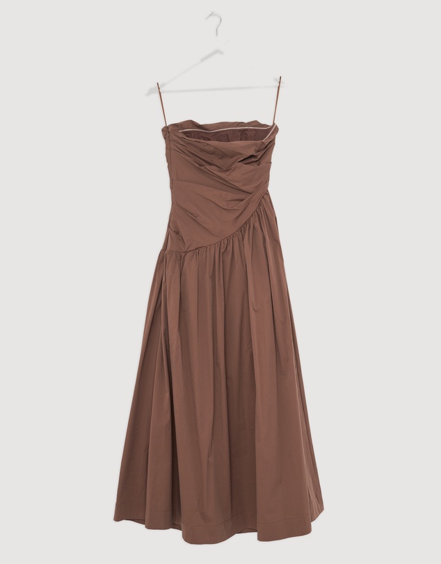 Revibe - Repaired AERE Kiera Strapless Midi Dress - AU 10