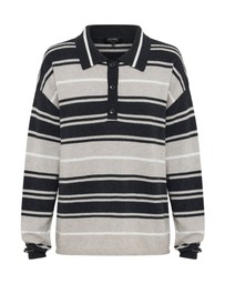 Oxford - Pip Striped Polo Knit