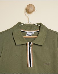 BOSS - Long Sleeve Polo - Kids-Teens