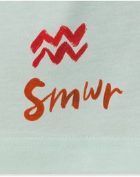 SMWR. by The Somewhere Co - Aquarius Astrology Oversized Tee