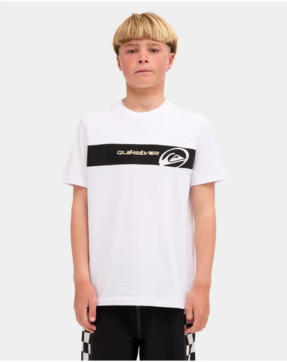Quiksilver - Boys 8 to 16 Tilt Panel T-Shirt
