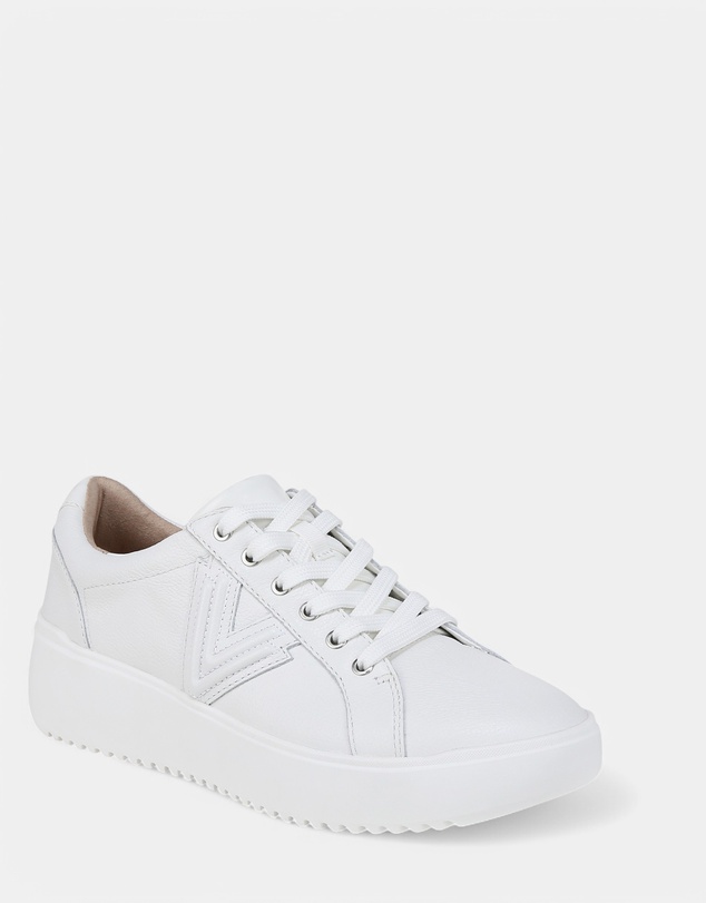 Vionic - Kearny Lace-Up Casual Sneaker - White