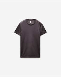 Calibre - Mercerised Crew T-shirt Steel Grey
