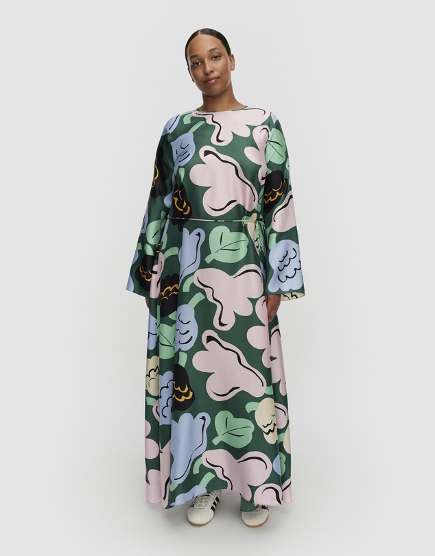 Marimekko - Kaunista Kukasta Kukkaan Silk dress