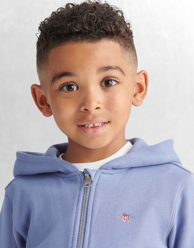 Gant - Shield Full Zip Hoodie, T-Shirt and Sweatshort Set