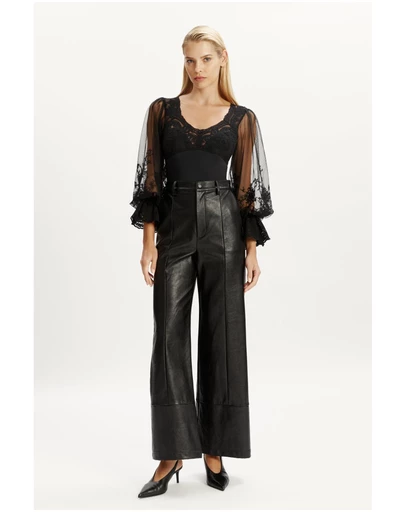 Bardot - Bruna Lace Detail Bodysuit