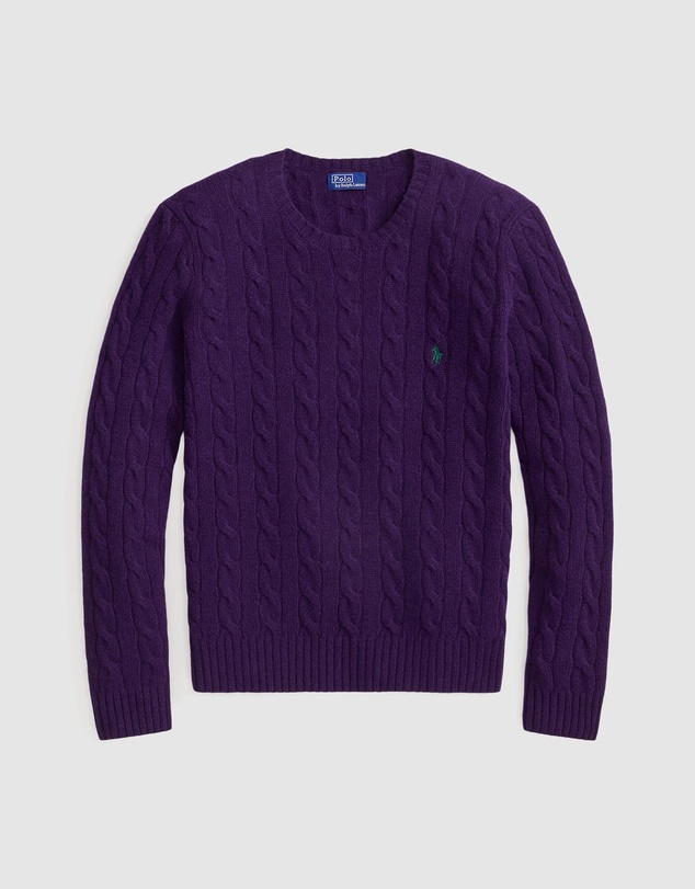 Polo Ralph Lauren - Cable Wool-Cashmere Crewneck Sweater - ICONIC EXCLUSIVE