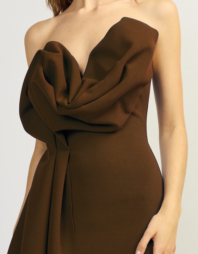 TOJHA - ANKIA DRESS - BROWN