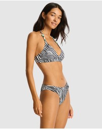 Sea Level Australia - Zebralis Longline Halter Top