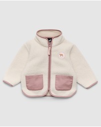 Crywolf - BABY SHERPA JACKET Powder
