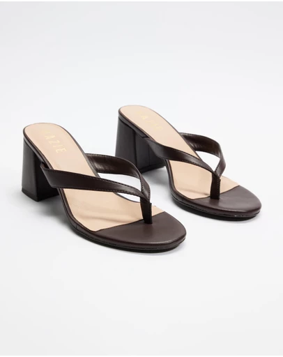 Dazie - Julia Block Thong Heels