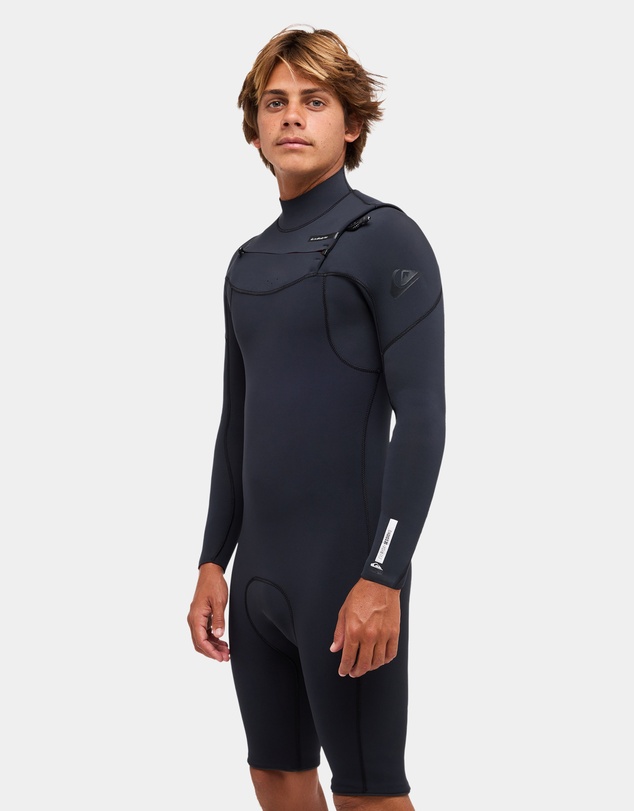 Quiksilver - Mens 2/2mm Everyday Sessions Chest Zip Long Sleeve Springsuit