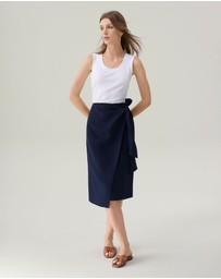 IDA+S - Kate Wrap Midi Skirt