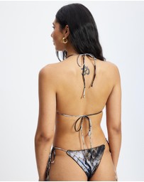 Jaded London - Picot Trim Triangle Bikini Top