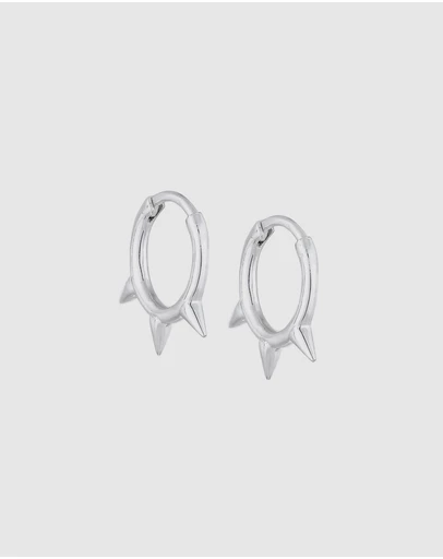 Elli Jewelry - Polished Hoop Earrings in 925 Silver