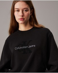 Calvin Klein Jeans - Relaxed Chenille Monogram Sweatshirt