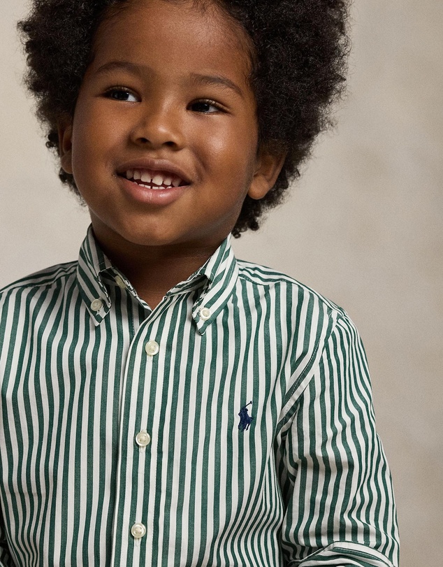 Polo Ralph Lauren - Striped Cotton Poplin Shirt - ICONIC EXCLUSIVE - Kids