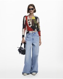 Desigual - Lacroix Collage Sweater