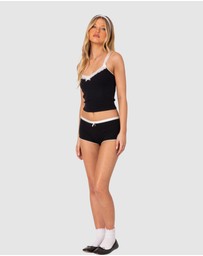 EDIKTED - Mariana Pointelle Tank Top
