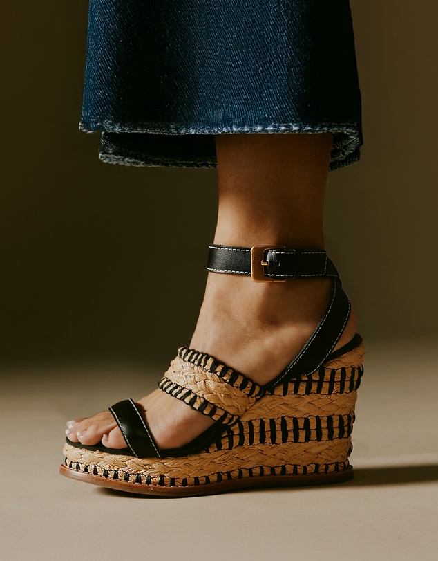 Sempre Di - Bianca Wedge Sandals