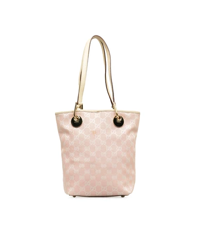 Pre-Loved by Azura Reborn - Pre-Loved Gucci Canvas and Leather Tote Bag