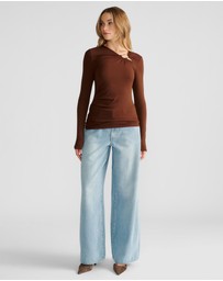 Decjuba - Tiana Metal Detail Top