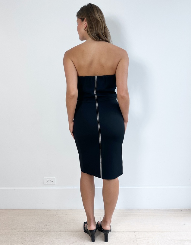 Cirkular - Pre-Loved - Bassike Strapless Midi Dress