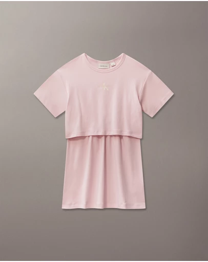 Calvin Klein Jeans - Girls Layered T-Shirt Dress