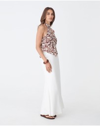 Forcast - Zuhara Scarf Tie Top