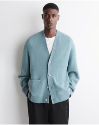 COS - Brushed-Wool V-Neck Cardigan