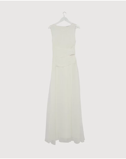 Revibe - Repaired Shona Joy Claude Side Split Maxi Dress - AU 8