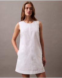 Calvin Klein Jeans - Cotton Poplin Sleeveless Mini Dress