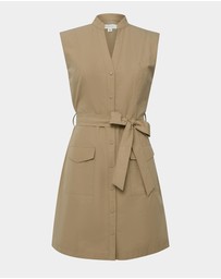 Forcast - Kiran Utility Tie Dress
