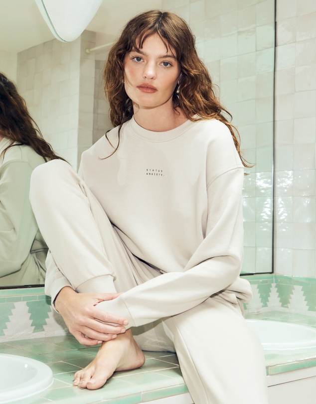 Status Anxiety - Could Be Nice Jumper With Logo