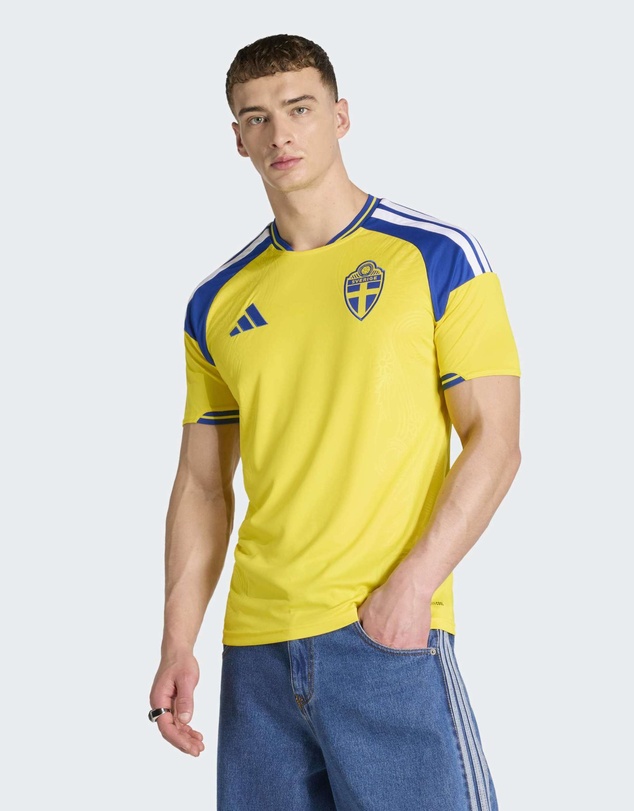 adidas Performance - Sweden 26 Home Football Jersey Mens