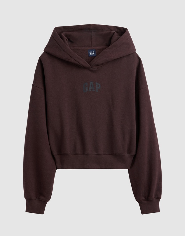 GAP - VintageSoft Logo Cropped PO Hoodie