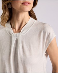 David Lawrence - Alba Shimmer Knit Tee