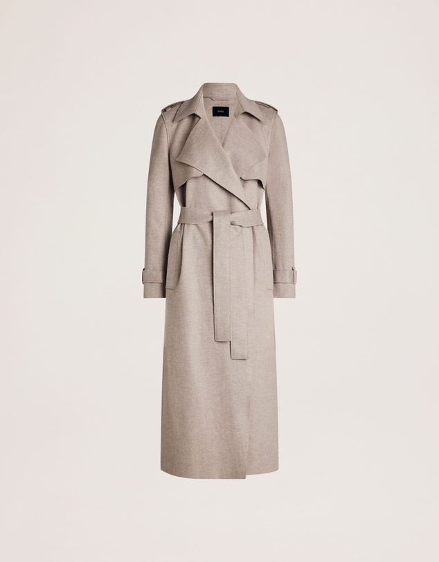 SABA - Karla Wool Longline Trench Coat