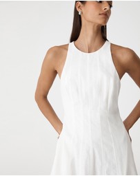 Forcast - Tory Linen Blend Panel Dress