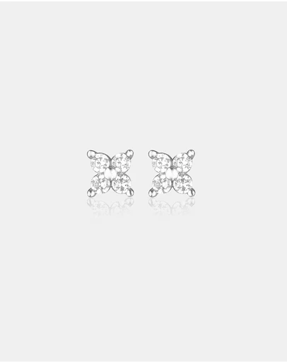 The Silver Collective - Iris Stud Earrings