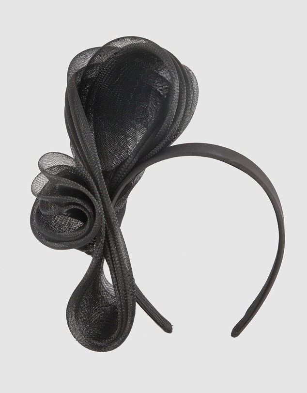 Fillies Collection - Bespoke Black Racing Fascinator