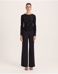 SABA - Bowie Burnout Long Sleeve Top