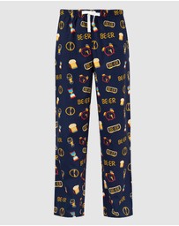 Bamboozld - Mens Beer O'Clock Bamboo Woven Sleep Pants