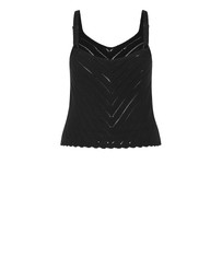 City Chic - Sarah Crochet Knit Top