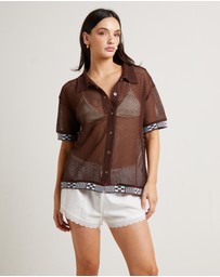 Insight - Dimension Crochet Short Sleeve Shirt