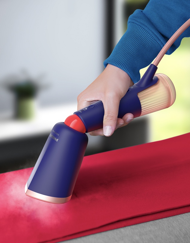 Philips - Stylish Handheld Steamer with portable ironing mat