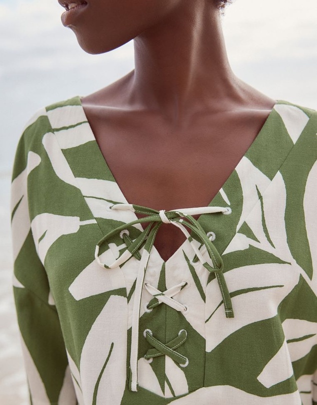 NEXT - Oversized Kaftan with Linen